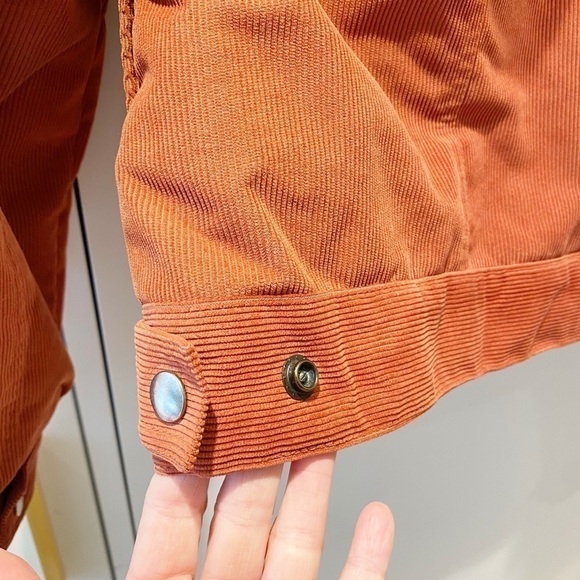Burnt Orange 𝅺Kanuk Women’s Insulated Corduroy Thermal Jacket - Picture 3 of 10
